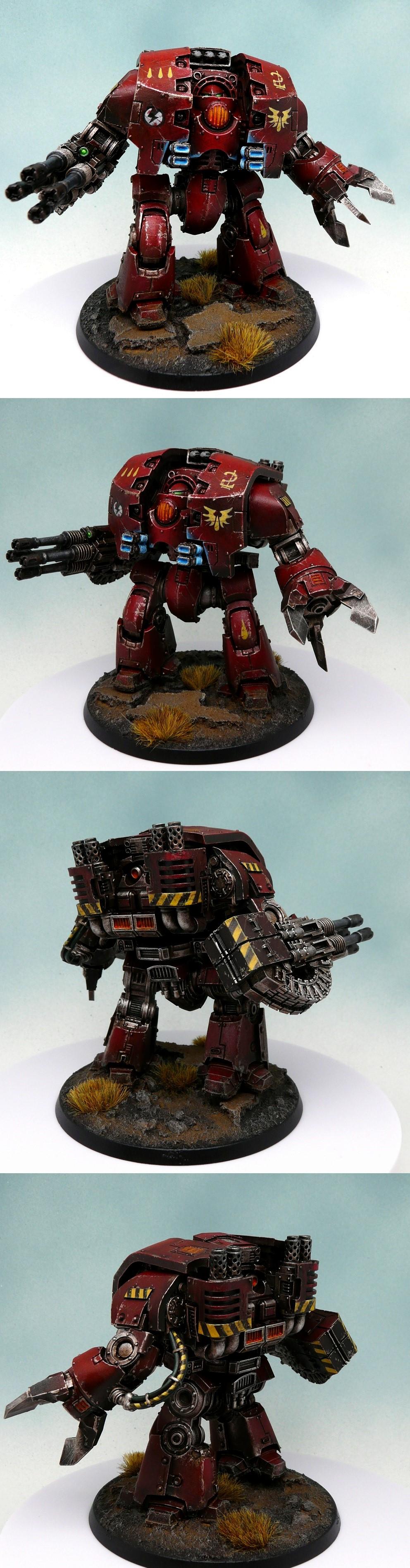 Dreadnought Leviathan Blood Angels – Figurine Forgeworld Horus Heresy – Peinte Et Assemblée